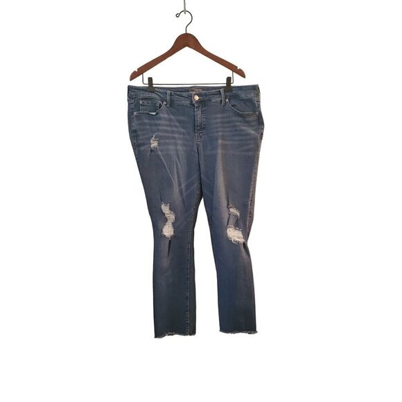 Torrid 40055910 Perfect Boyfriend Ankle Premium Stretch Mid-Rise Jean Size 18T - Picture 5 of 6